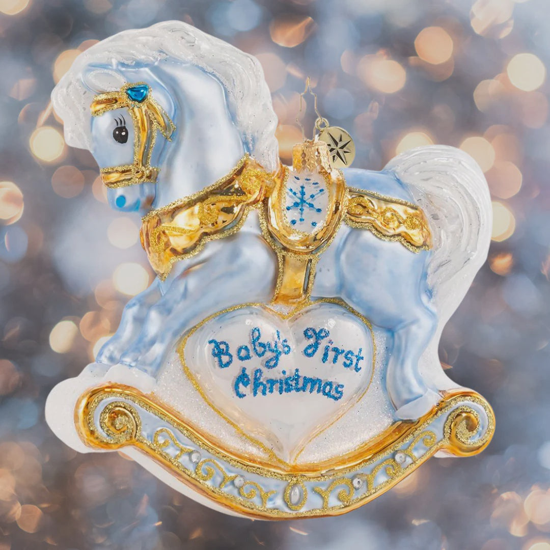 Baby's First Christmas Foal Ornament – The Island Shop