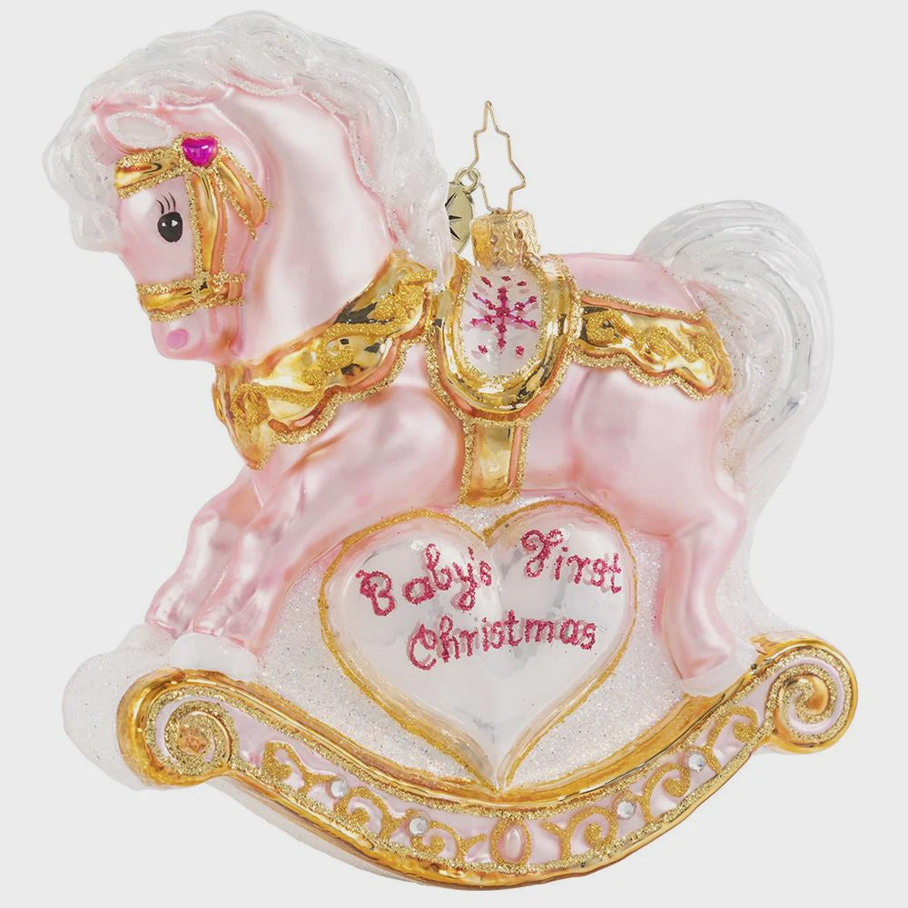 Baby's 1st Christmas Filly Ornament – The Island Shop